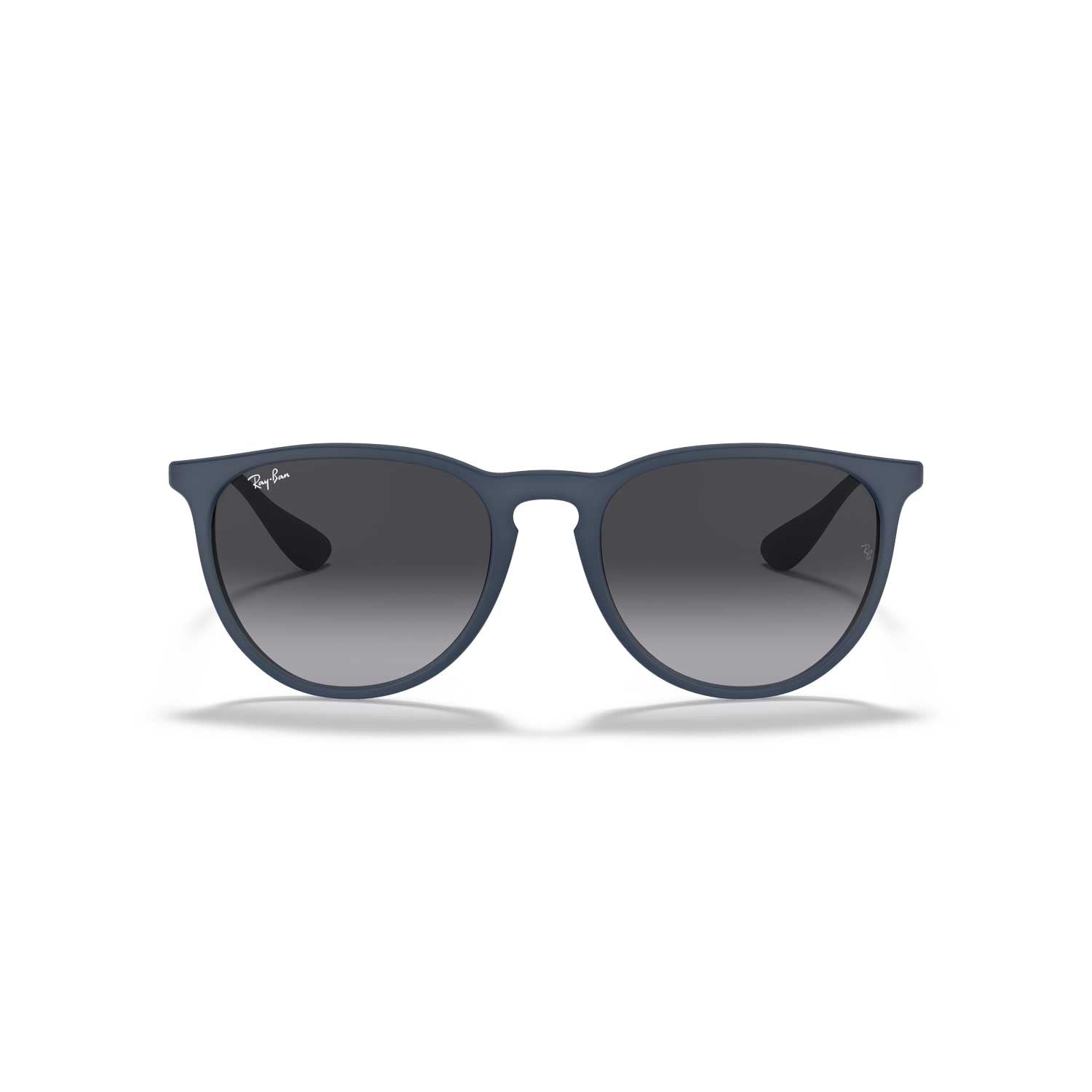 Ray-Ban Erika Color Mix Sunglasses - Matte Blue Frame - Gray Lenses - BeachToBlvd