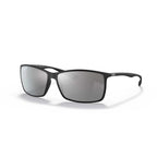 Ray-Ban RB4179 Liteforce Polarized Sunglasses - Matte Black Frame \ Gray Mirror Lens - BeachToBlvd