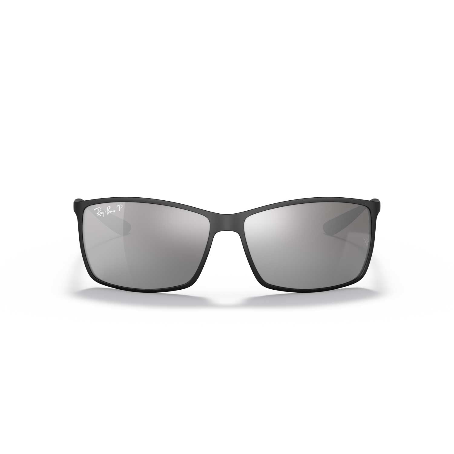 Ray-Ban RB4179 Liteforce Polarized Sunglasses - Matte Black Frame \ Gray Mirror Lens - BeachToBlvd