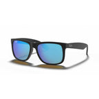 Ray-Ban Justin Color Mix 51-16 Sunglasses - Matte Black Frame - Blue Lenses - BeachToBlvd