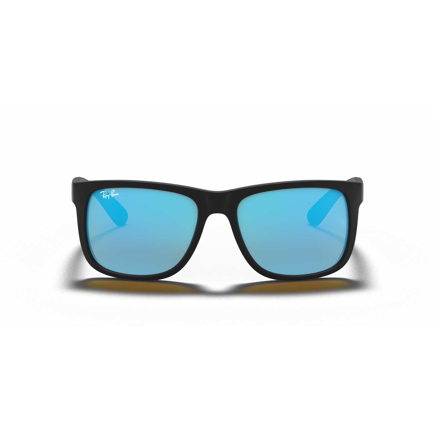 Ray-Ban Justin Color Mix 51-16 Sunglasses - Matte Black Frame - Blue Lenses - BeachToBlvd