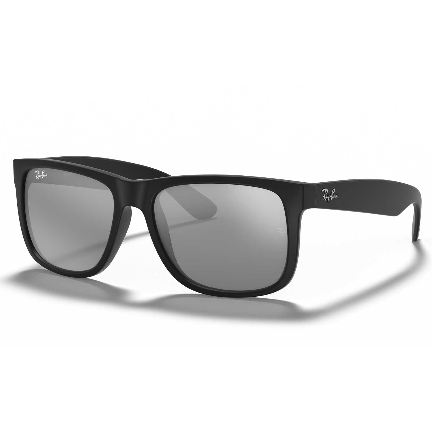 Ray-Ban Justin Polarized Square Matte Black Sunglasses - 0RB4165 - BeachToBlvd