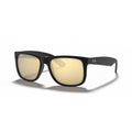 Ray-Ban Justin Color Mix Sunglasses - Matte Black Frame - Gold Lenses - BeachToBlvd