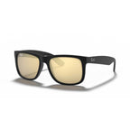 Ray-Ban Justin Color Mix Sunglasses - Matte Black Frame - Gold Lenses - BeachToBlvd