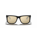 Ray-Ban Justin Color Mix Sunglasses - Matte Black Frame - Gold Lenses - BeachToBlvd