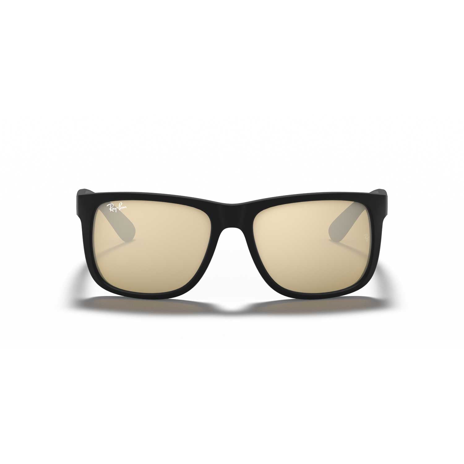 Ray-Ban Justin Color Mix Sunglasses - Matte Black Frame - Gold Lenses - BeachToBlvd