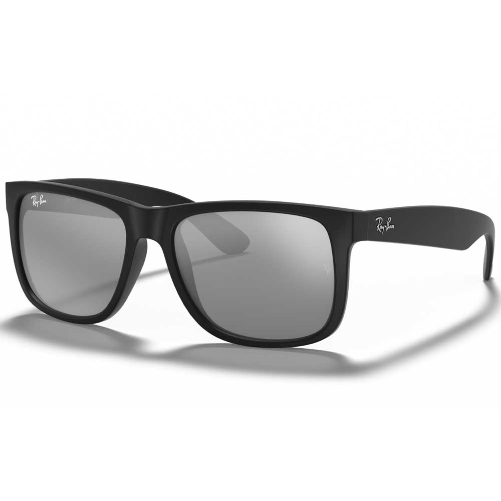 Ray-Ban Justin Polarized Square Matte Black Sunglasses - 0RB4165 - BeachToBlvd