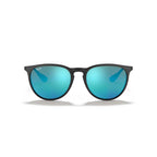 Ray-Ban Erika Color Mix Sunglasses - Polished Black Frame - Blue Lenses - BeachToBlvd