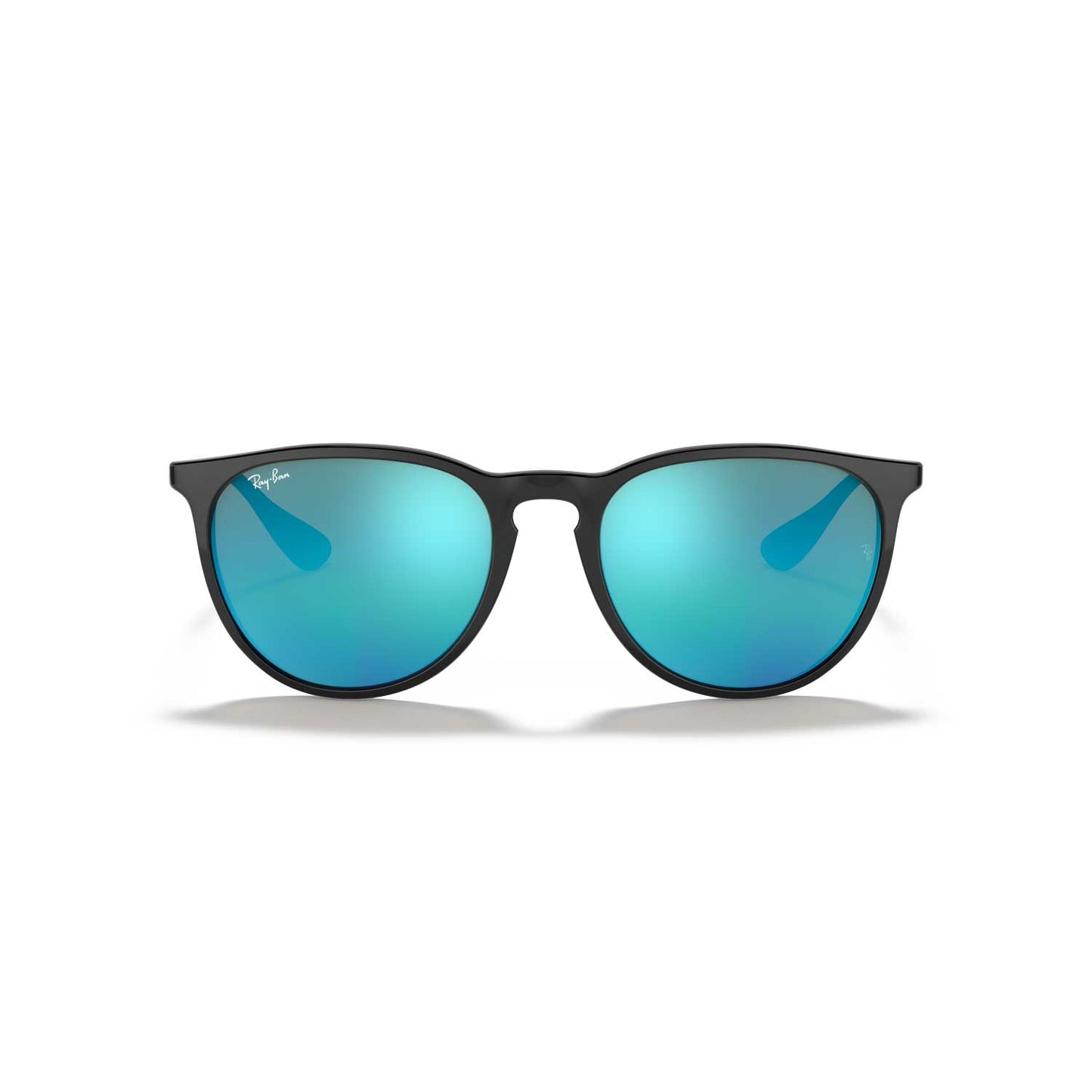 Ray-Ban Erika Color Mix Sunglasses - Polished Black Frame - Blue Lenses