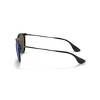 Ray-Ban Erika Color Mix Sunglasses - Polished Black Frame - Blue Lenses - BeachToBlvd
