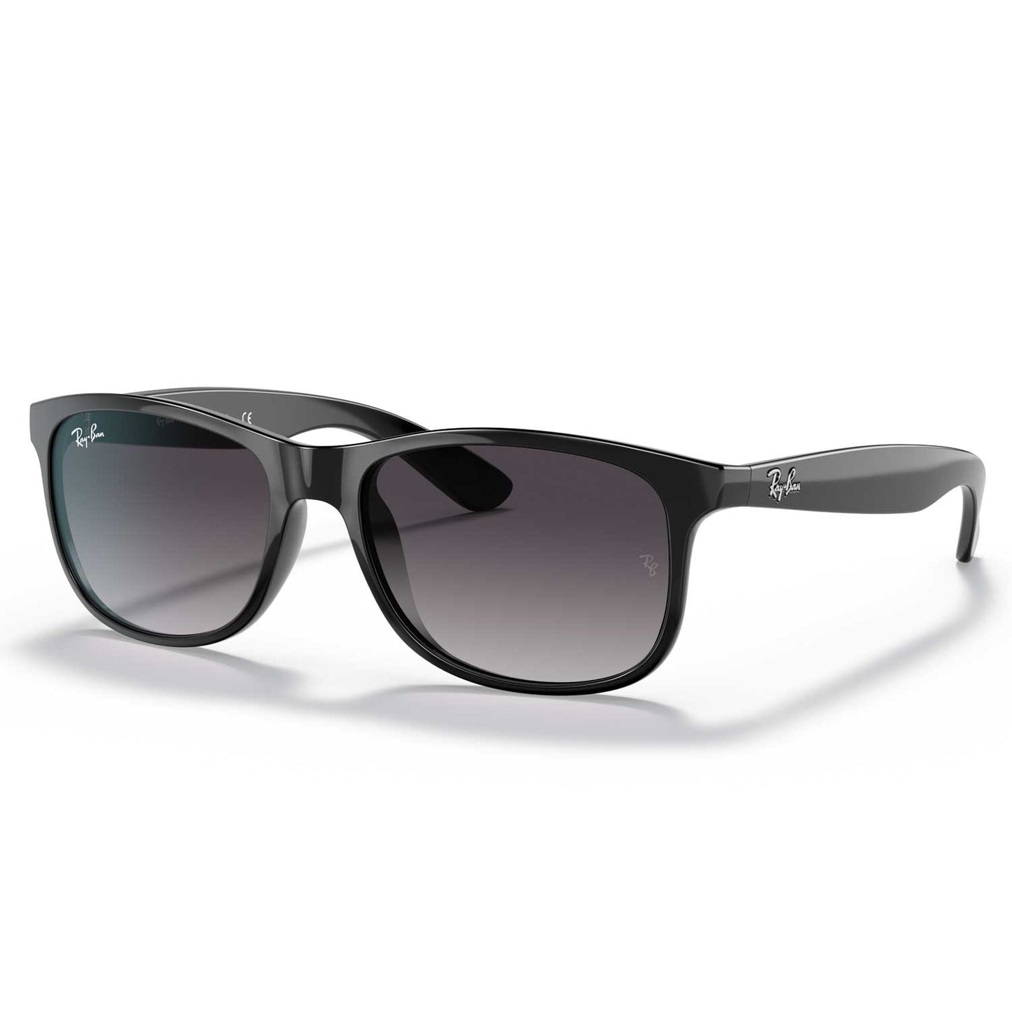 Ray-Ban Andy Sunglasses - Polished Black Frame \ Gray Gradient Lens