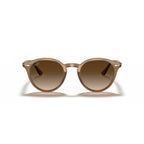 Ray-Ban RB2180 Round  Sunglasses - Turtledove 51 mm Frame - Brown Lenses - BeachToBlvd