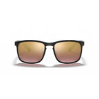 Ray-Ban RB4264 Chromance Polarized Sunglasses - Matte Havana Frame - Violet Lenses - BeachToBlvd