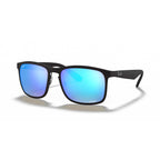 Ray-Ban RB4264 Chromance Polarized Sunglasses - Matte Black Frame - Blue Lenses - BeachToBlvd