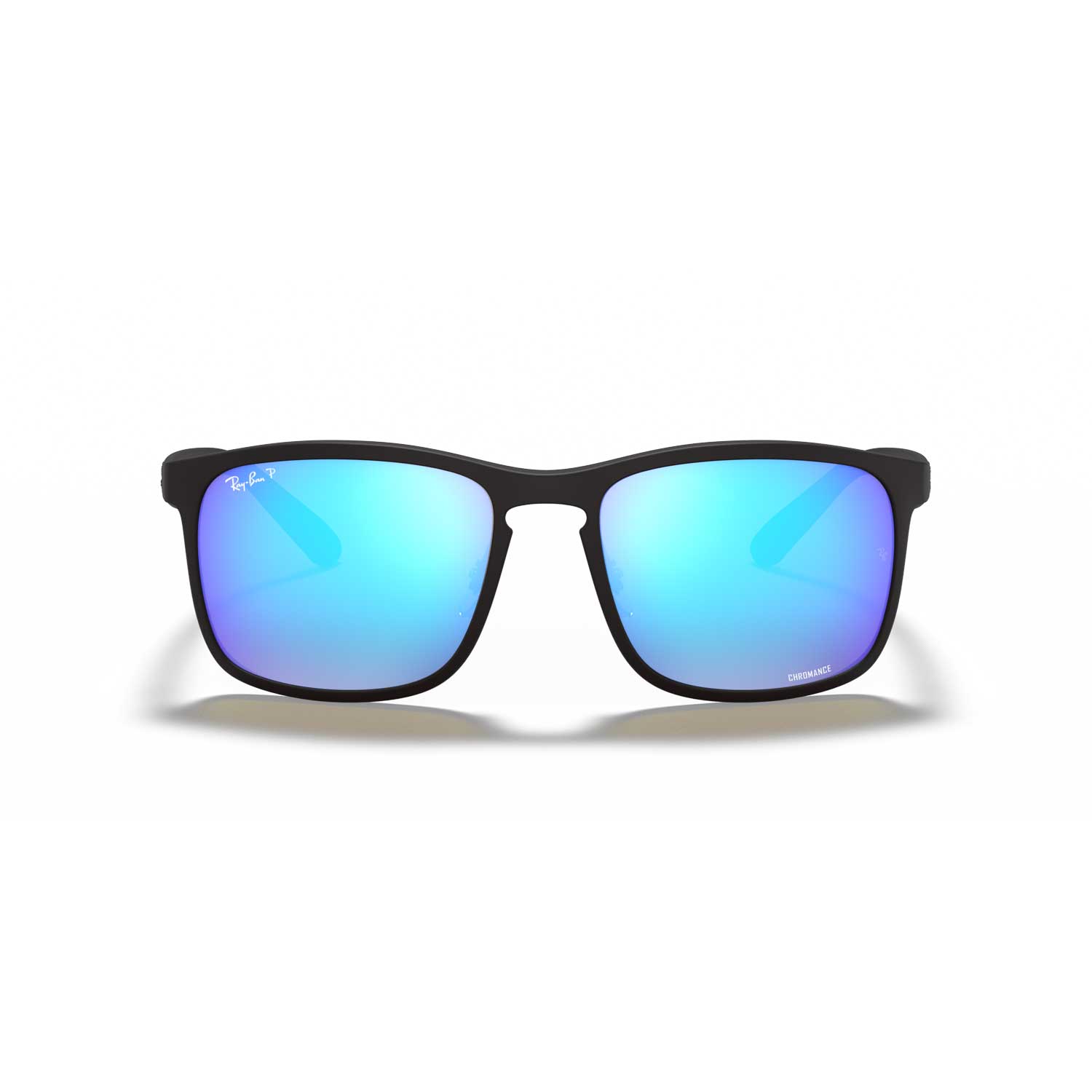 Ray-Ban RB4264 Chromance Polarized Sunglasses - Matte Black Frame - Blue Lenses - BeachToBlvd