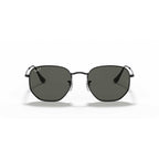 Ray-Ban Hexagonal Flat Lenses Polarized Sunglasses - Black Frame - Green Lenses - BeachToBlvd