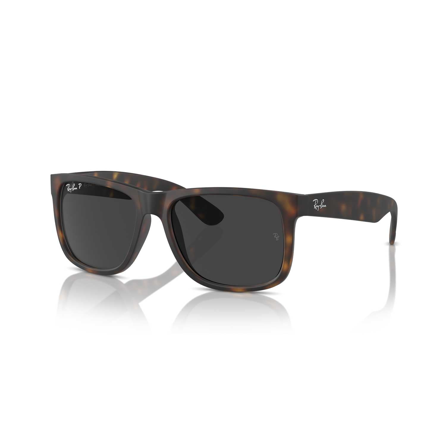 Ray-Ban Justin Polarized Sunglasses - Havana Frame / Gray Lens