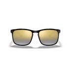 Ray-Ban RB4264 Chromance Polarized Sunglasses - Polished Black Frame - Blue Lenses - BeachToBlvd