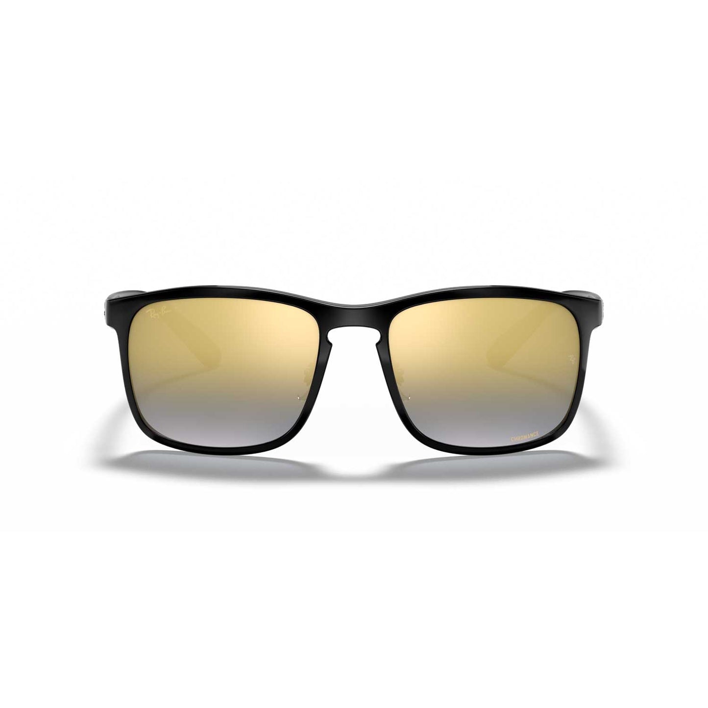 Ray-Ban RB4264 Chromance Polarized Sunglasses - Polished Black Frame - Blue Lenses