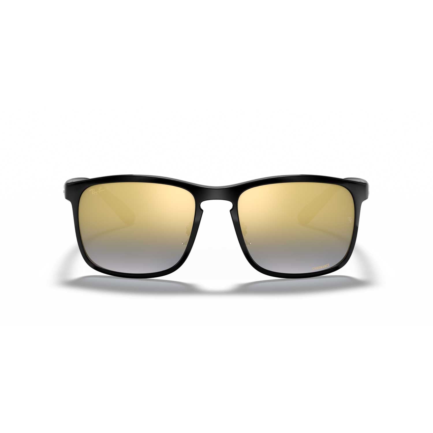 Ray-Ban RB4264 Chromance Polarized Sunglasses - Polished Black Frame - Blue Lenses - BeachToBlvd