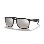 Ray-Ban RB4264 Chromance Polarized Sunglasses - Matte Black Frame - Silver Lenses - BeachToBlvd