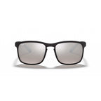 Ray-Ban RB4264 Chromance Polarized Sunglasses - Matte Black Frame - Silver Lenses - BeachToBlvd
