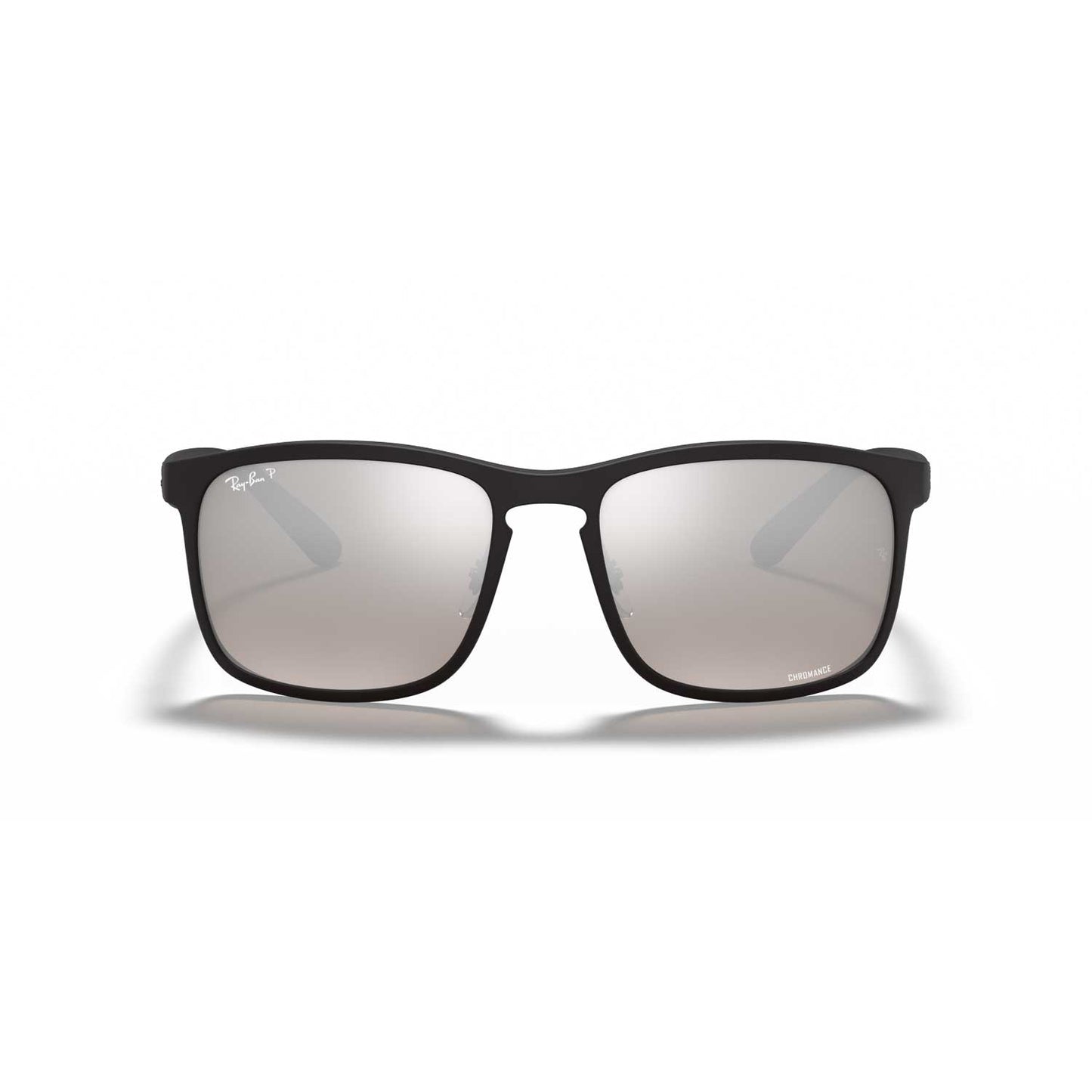 Ray-Ban RB4264 Chromance Polarized Sunglasses - Matte Black Frame - Silver Lenses