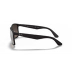 Ray-Ban RB4264 Chromance Polarized Sunglasses - Matte Black Frame - Silver Lenses - BeachToBlvd