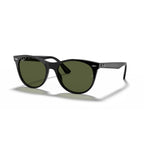 Ray-Ban Wayfarer II Classic Polarized Sunglasses - Black Frame \ Green Lenses - BeachToBlvd