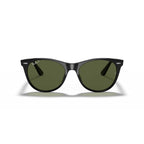 Ray-Ban Wayfarer II Classic Polarized Sunglasses - Black Frame \ Green Lenses - BeachToBlvd