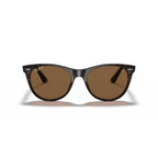 Ray-Ban Wayfarer II Polarized Sunglasses - Polished Havana Tortoise 55 mm Frame - Brown Lenses - BeachToBlvd