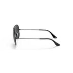 Ray-Ban Aviator Total Polarized Sunglasses - Black Frame - Black Lenses - BeachToBlvd