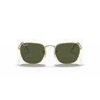 Ray-Ban Frank Polarized Sunglasses - Polished Gold Frame - Green Lens - BeachToBlvd