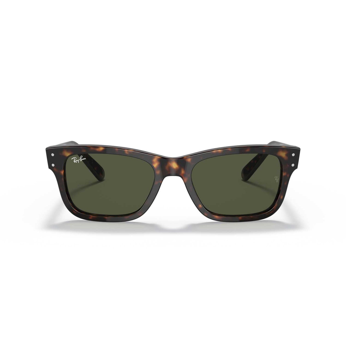 Ray-Ban Burbank Sunglasses - Havana Frame - Green Lenses