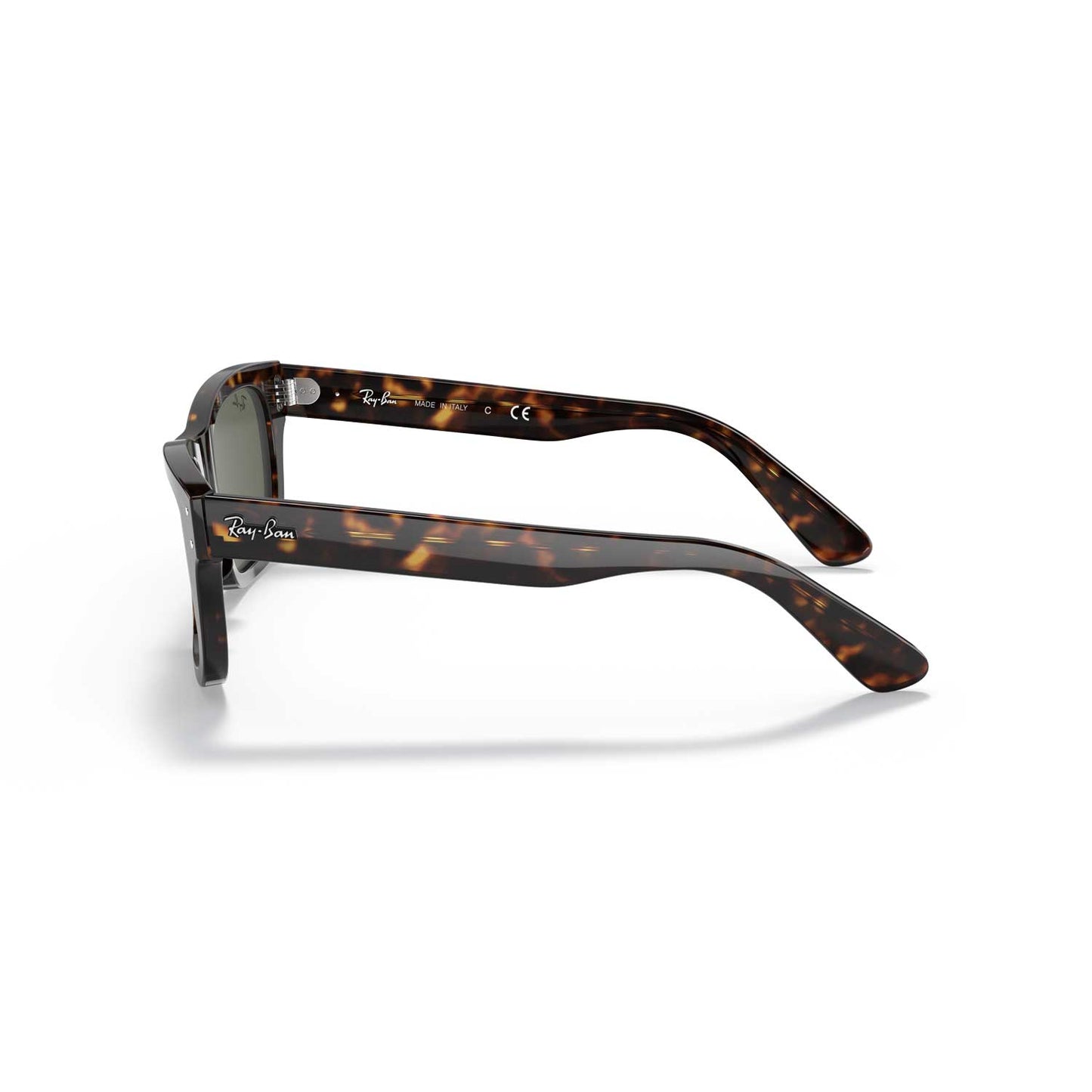 Ray-Ban Burbank Sunglasses - Havana Frame - Green Lenses