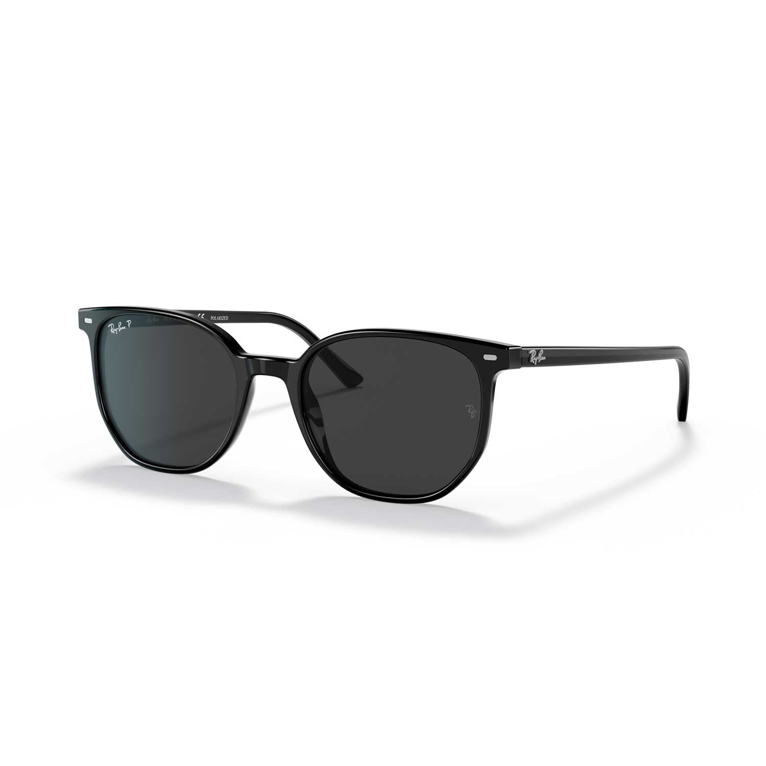 Ray-Ban Elliot Polarized Sunglasses - Black Frame \ Polar Black Lenses - BeachToBlvd