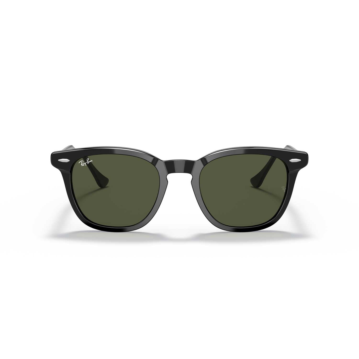 Ray-Ban Hawkeye Sunglasses - Polished Black Frame - Green Lenses - BeachToBlvd