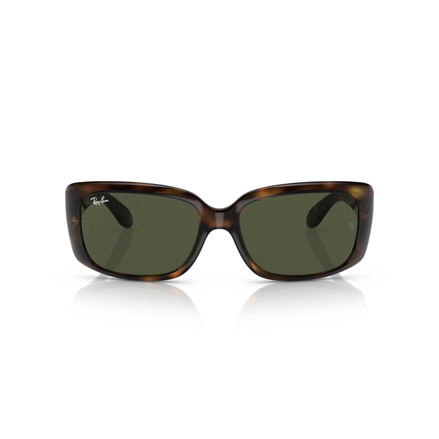 Ray-Ban RB4389 Sunglasses - Polished Havana Frame - Green Lenses - BeachToBlvd