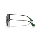 Ray-Ban Chris Polarized Sunglasses - Polished Transparent Green Frame - Gray Lenses - BeachToBlvd