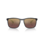 Ray-Ban RB4264 Chromance Polarized Sunglasses - Polished Grey Frame - Purple Lenses - BeachToBlvd