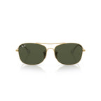 Ray-Ban RB3799 Sunglasses - Gold Frame / Green Lenses - BeachToBlvd