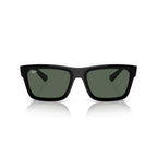 Ray-Ban Warren Bio Based Sunglasses - Polished Black Frame - Green Lenses - BeachToBlvd