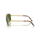 Ray-Ban RB3796 Polarized Chromance Sunglasses - Gold Frame / Dark Green Lens - BeachToBlvd