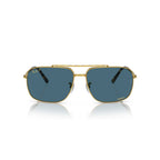 Ray-Ban RB3796 Polarized Chromance Sunglasses - Gold Frame - Blue Lens - BeachToBlvd