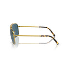 Ray-Ban RB3796 Polarized Chromance Sunglasses - Gold Frame - Blue Lens - BeachToBlvd