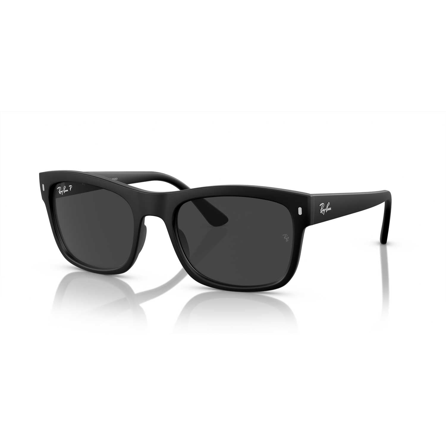 Ray-Ban RB4428 Polarized Sunglasses - Matte Black Frame\ Black Lens - BeachToBlvd