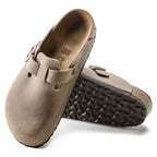 Birkenstock Boston Oiled Leather Sandals - Tobacco Brown - BeachToBlvd