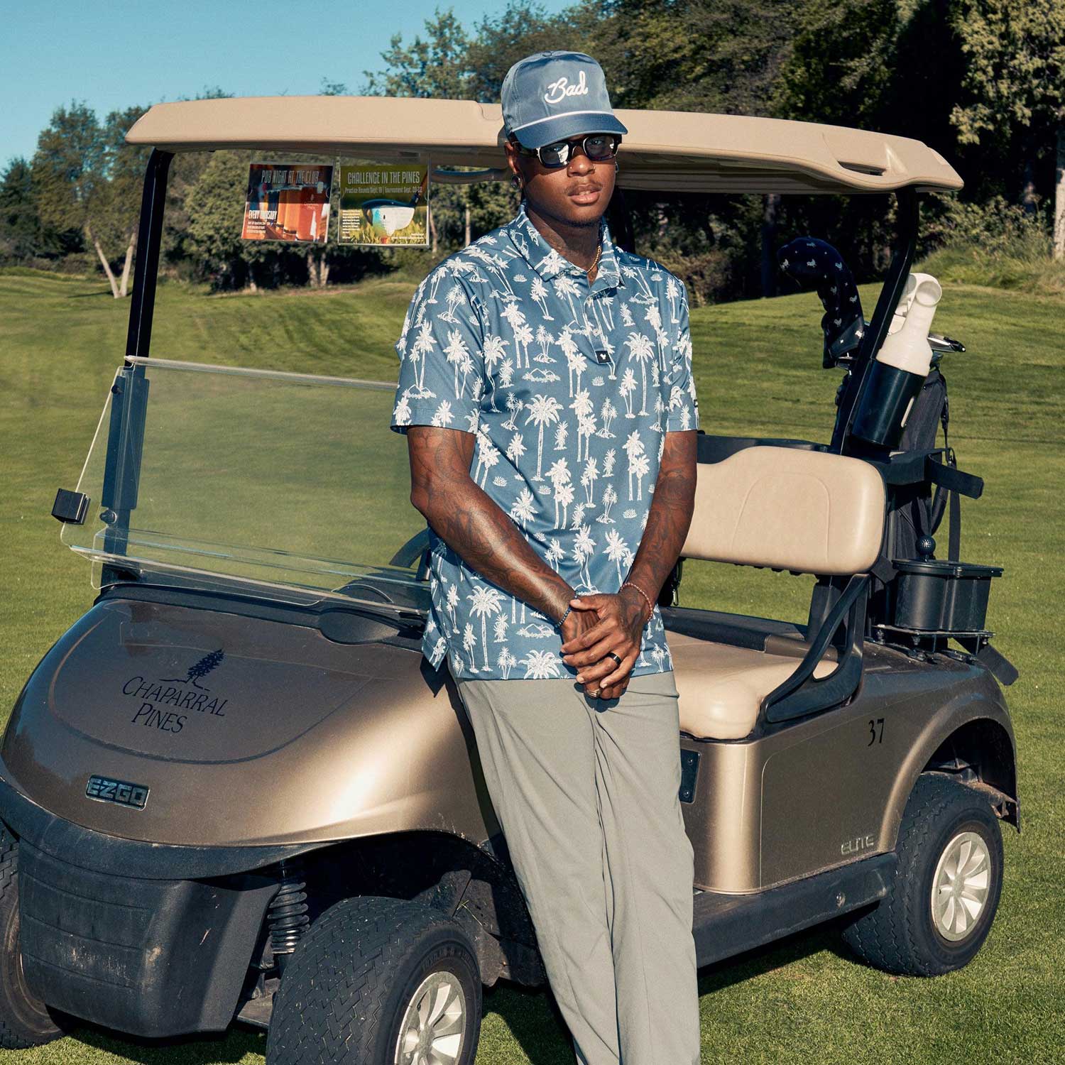Bad Birdie Men's Thermal Golf Polo - BeachToBlvd