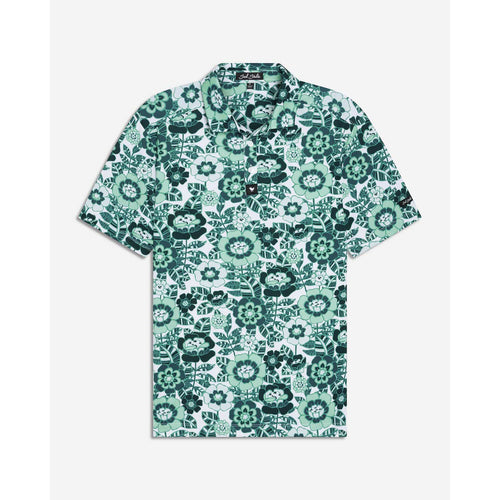 Bad Birdie Lake Effect Men's Core Polo Shirt - Green - BeachToBlvd