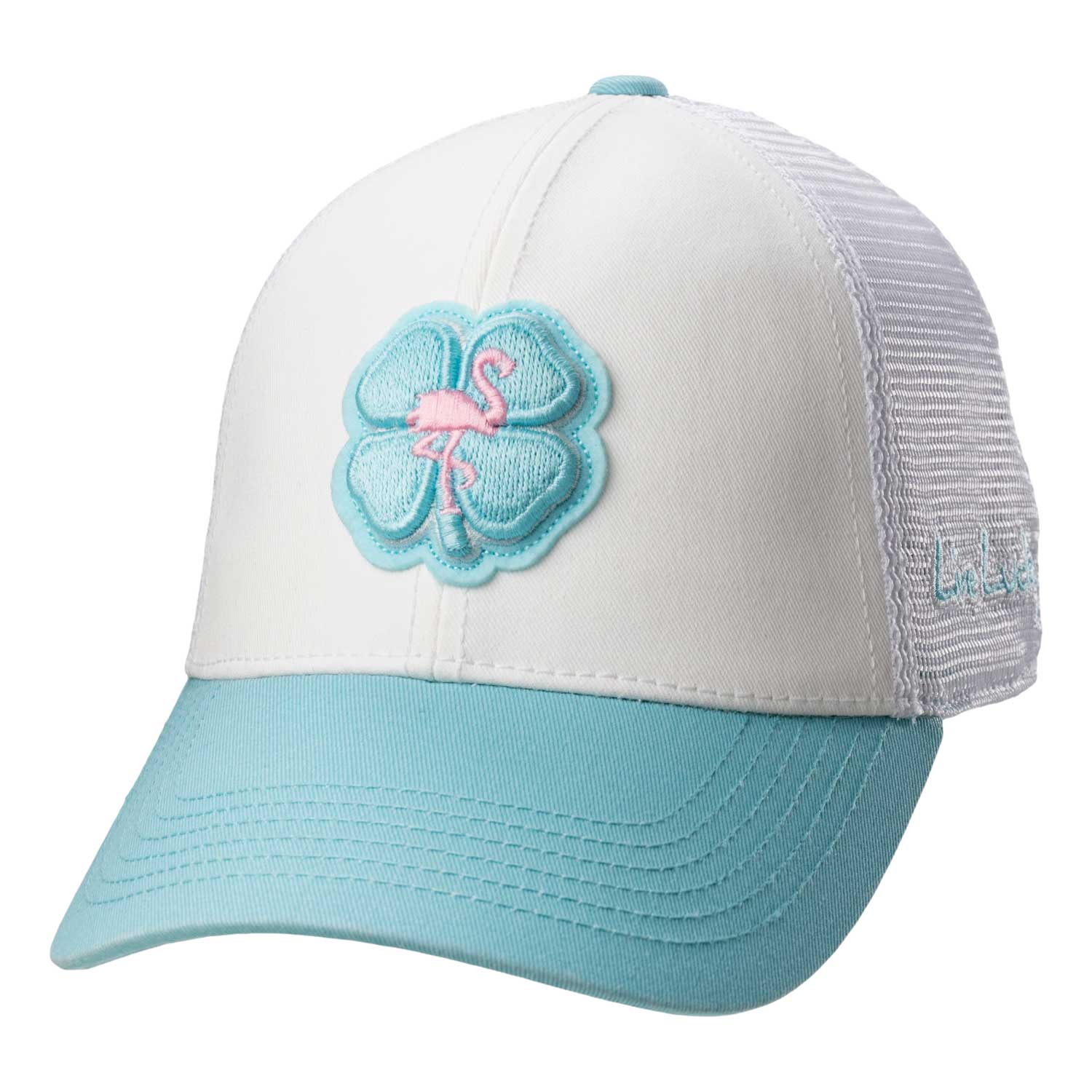 Black Clover Women's Flamingo White Snapback Hat